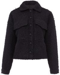 Phase Eight - Blake Boxy Borg Teddy Texture Jacket - Lyst