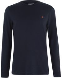 Farah - Long Sleeve Dennis T Shirt - Lyst