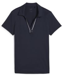 PUMA - Cloudspun Piped Short Sleeve Performance Polo Shirt - Lyst