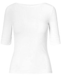 Lauren by Ralph Lauren - Judy Elbow Sleeve T Shirt - Lyst