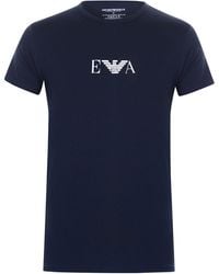 Emporio Armani - Chest Logo T Shirt - Lyst