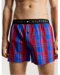 Tommy Hilfiger - Woven Boxer Print Gold Wb - Lyst