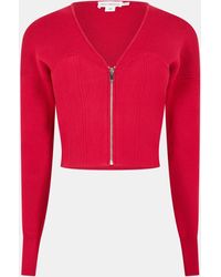 GOOD AMERICAN - Bustier Sweatshirt - Lyst