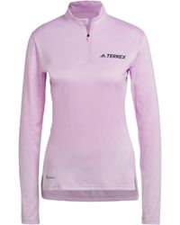 adidas - Terrex Multi Half-Zip Long-Sleeve Top - Lyst