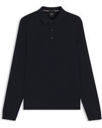BOSS - Lancione Long-Sleeve Polo - Lyst