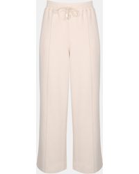 Biba - Logo Open Hem Fleece Joggers - Lyst