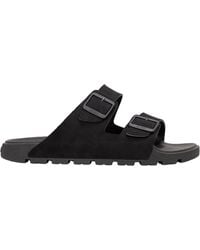 BOSS - Sandals With Emed Logo Detail And Adjustable Straps (Surfley) - Lyst