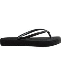 Havaianas - Slim Flatform Sparkle Flip Flops - Lyst