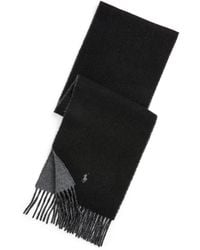 Polo Ralph Lauren - Reversible Wool Blend Scarf - Lyst