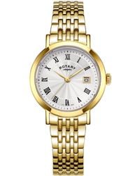Rotary - Ladies Heritage Ss Bracelet Watch - Lyst
