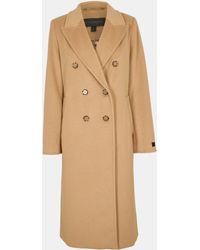 Donna Karan - Dkaran Double Breasted Overcoat - Lyst