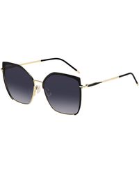 BOSS - Rectangular Round Sunglasses - Lyst