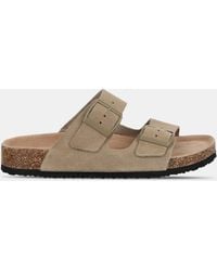 Jack Wills - Jw Cork Strap Flat Sandals - Lyst