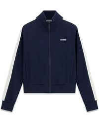 Guess - Phoebe Full Zip High Neck Tracksuit Top - Lyst