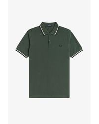 Fred Perry - Short Sleeve Twin Tipped Polo Shirt - Lyst