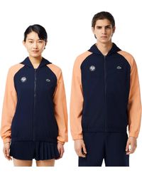 Lacoste - Water-Resistant Rain Anorak - Lyst