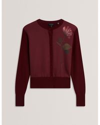 Ted Baker - Ted Floral Cardigan Ld64 - Lyst