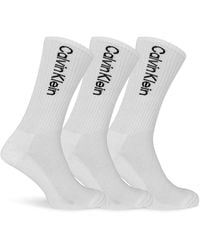 Calvin Klein - 3 Pack Sport Crew Socks - Lyst