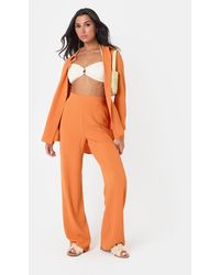 I Saw It First - Soft Crepe Wide Leg Trousers - Lyst