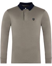 Eden Park - Dark Long-Sleeved Rugby Shirt - Lyst