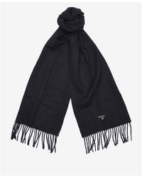 Barbour - Plain Lambswool Scarf - Lyst