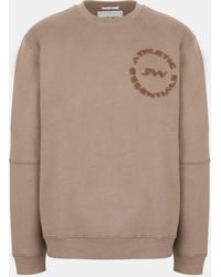 Jack Wills - Boucle Cotton Long Sleeve Oversized Fit Crew Sweatshirt - Lyst