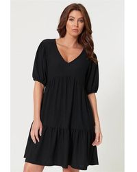 Be You - Tiered Jersey Dress - Lyst