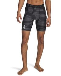 Under Armour - Curry Heatgear Printed 9" Shorts Castlerock - Lyst