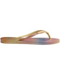 Havaianas - Slim Gradient Sunset Flip Flops - Lyst