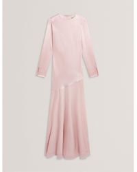 Ted Baker - Long Sleeve Maxi Dress - Lyst
