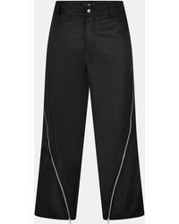 Represent - Zipped Panel Straight Leg Trousers - Lyst