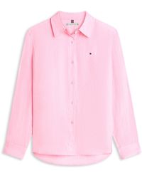Tommy Hilfiger - Long Sleeve Plain Shirt - Lyst