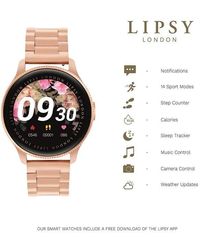 Lipsy - Mtl Smrtwatch Ld99 - Lyst