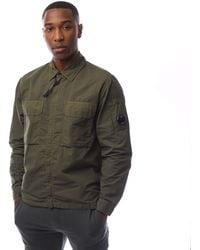 C.P. Company - Flatt Nylon Lens Overshirt - Lyst