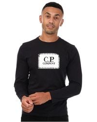 C.P. Company - Long Sleeve Large Logo T-shirt - Lyst