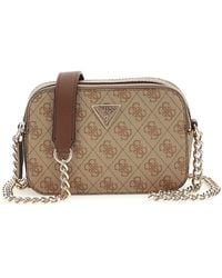 Guess - Noelle Aop Camera Bag - Lyst