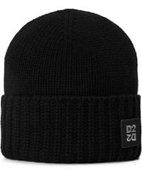DSquared² - Dsq D2 Patch Beanie Sn64 - Lyst