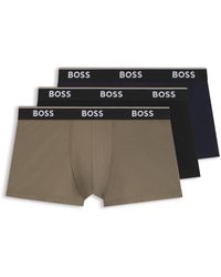 BOSS - Bodywear 3-Pack Boxer Shorts With Logo Detail - Lyst