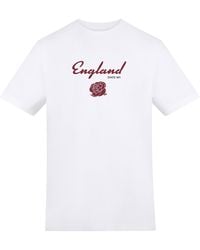 AWD - Adults Printed England Rugby Fan Tee - Lyst