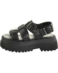 Buffalo - Vegan Fisherman Flat Sandals - Lyst