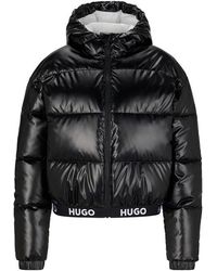 HUGO - Faryne Puffer Jacket - Lyst