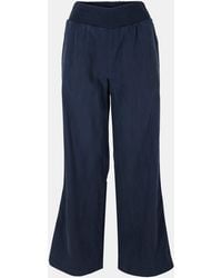 Bella Dahl - Smock Waist Wide Leg Trousers - Lyst