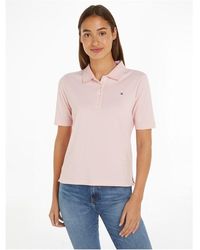 Tommy Hilfiger - Tommy Pique Polo Ss Ld43 - Lyst