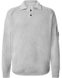 C.P. Company - Cp Chenille Polo Sn64 - Lyst