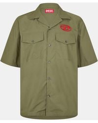 DIESEL - Short-Sleeve Plain Shirt - Lyst