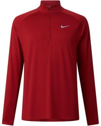 Nike - 1/4-Zip Dri-Fit Long-Sleeve Performance T-Shirt - Lyst