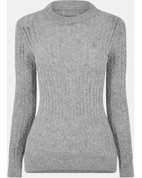 Jack Wills - Jack Tinsbury Merino Wool Blend Cable Knitted Jumper - Lyst