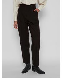 Vila - Pleat Cigarette Trouser - Lyst