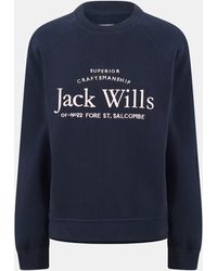 Jack Wills - Hunston Graphic Crew Neck Sweatshirt - Lyst
