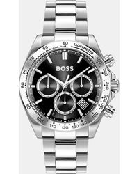 BOSS - Gents Hero Stainless Steel Bracelet Watch - Lyst